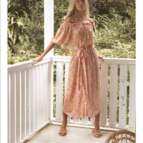 coven & co Dresses Coven Co Bowie Button Down Gown Poshmark